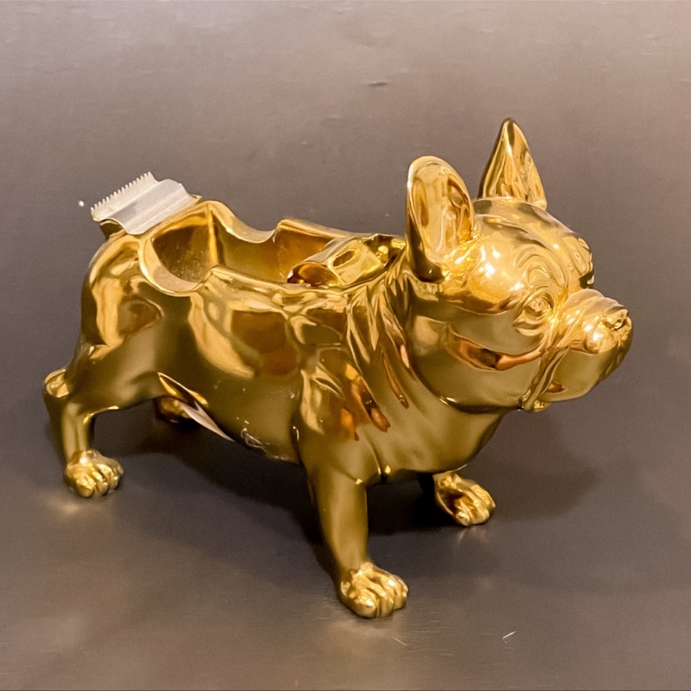 Gold dog tape roll